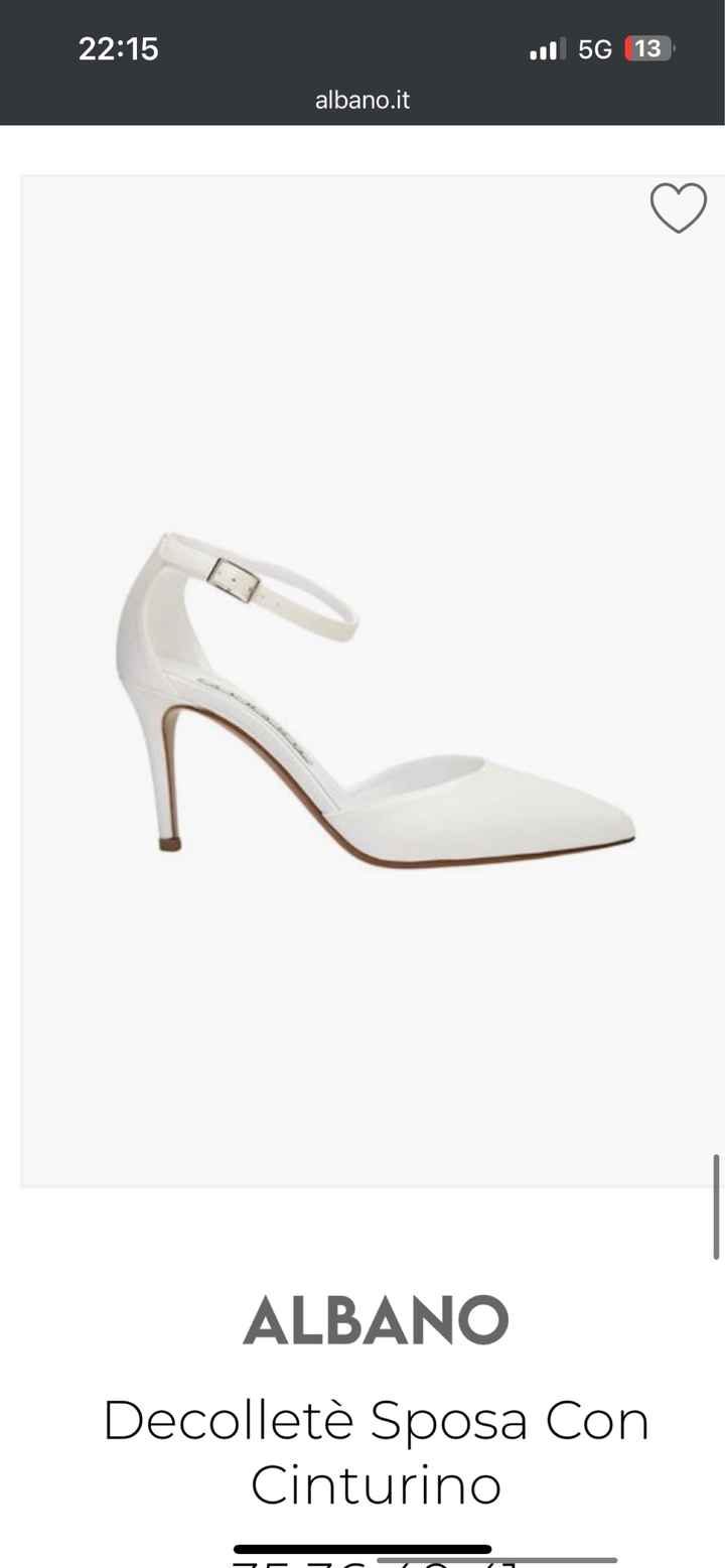 Scarpe sposa Albano - 1