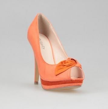 Open toe arancio