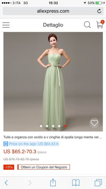 Abiti damigella tiffany - 1