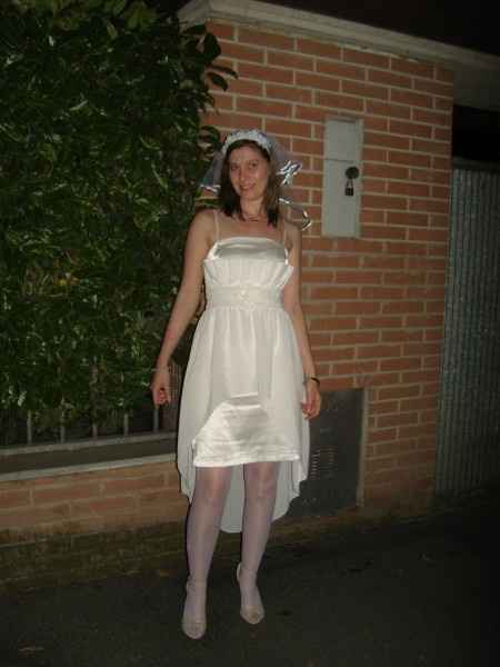 addio al nubilato- abitino da sposa