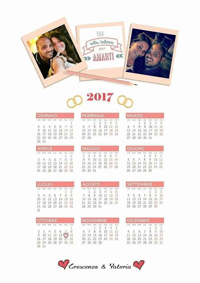 Calendario matrimonio.com