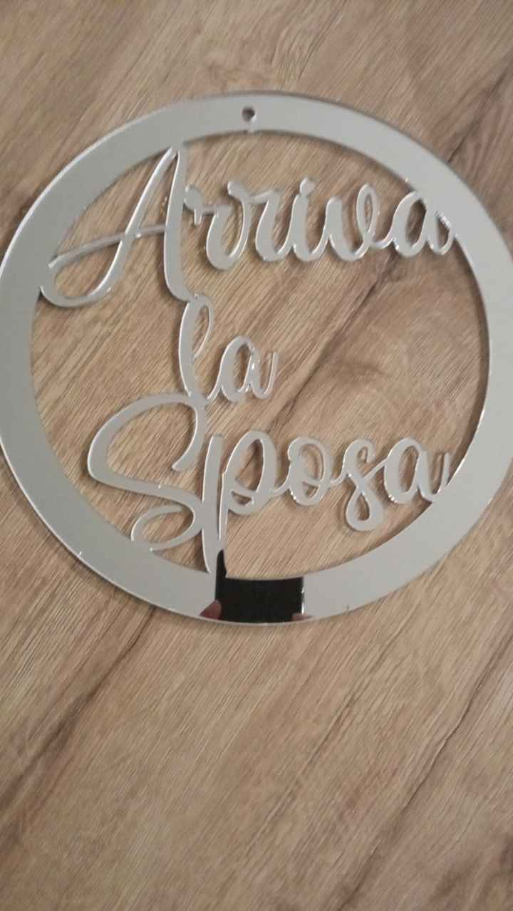 Cartello "sta arrivando la sposa" dove reperirlo? - 1