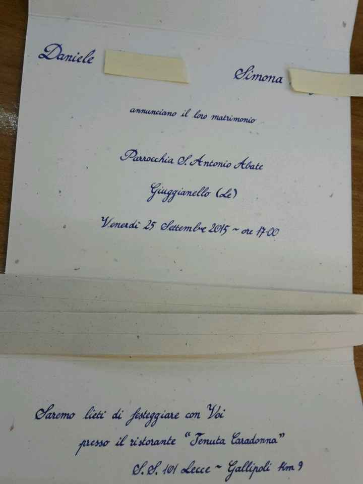 Le vostre partecipazioni di nozze - 2