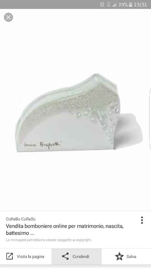 Che tipo di bomboniere avete scelto? - 1