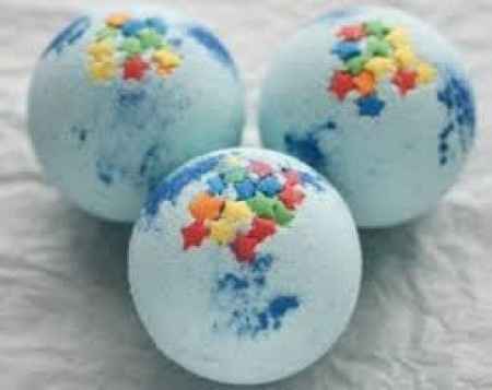 Fizzy bath bomb stelline