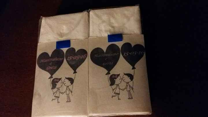 Fazzoletti "lacrima di goia" fai da te - 1