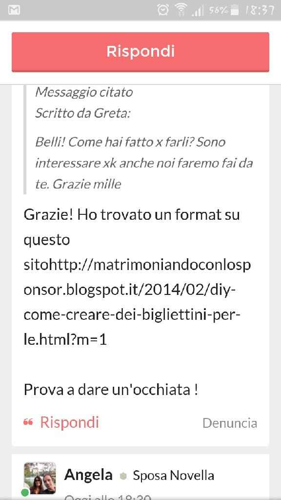 Biglietti bomboniere - 1