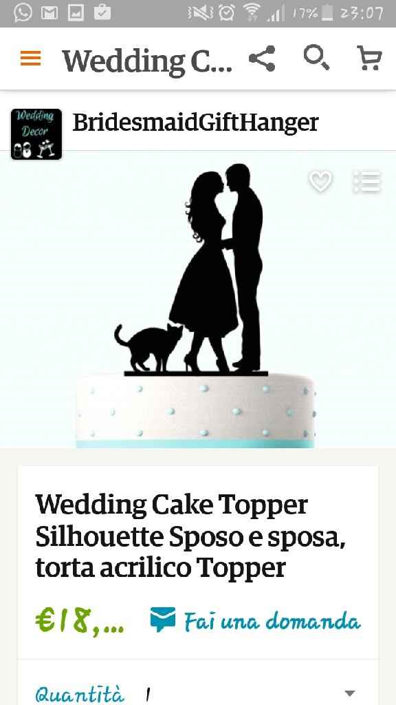 Cake topper - 2