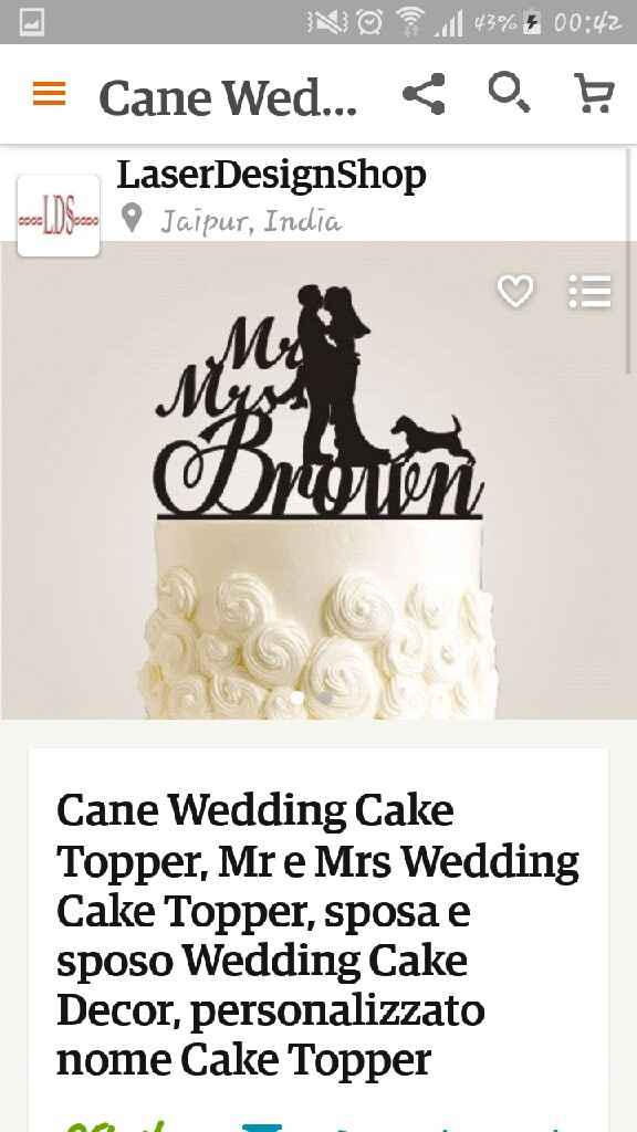 Avete gia' scelto il vostro cake topper? - 1