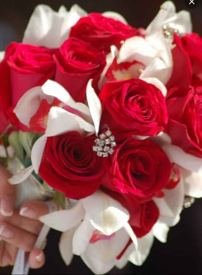 Bouquet tema rosso - 8