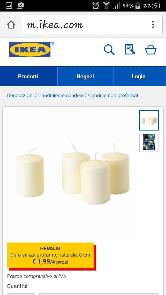 Candele troppo costoseee!! aiutooo - 2