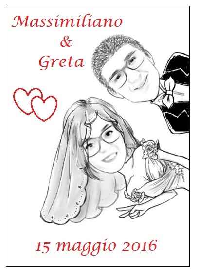 Caricature sposi - 1