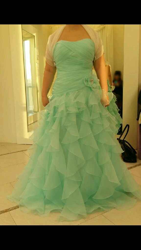 Vestito sposa colorato - 1