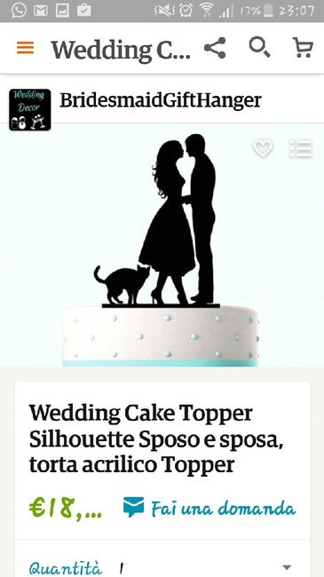 Cake topper - 2