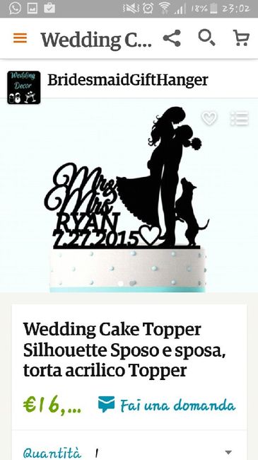 Cake topper - 1