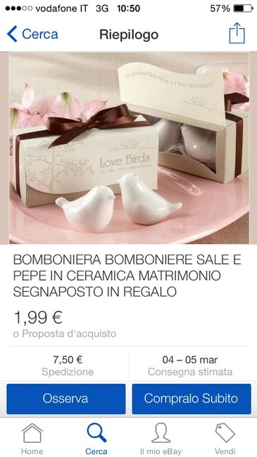 Aiutoooo cerco bomboniera - 1