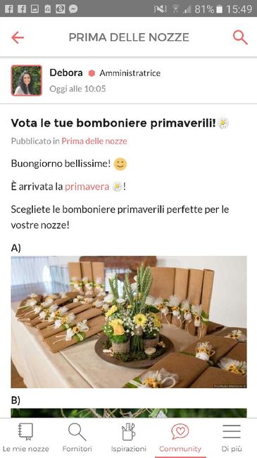 Vota le tue bomboniere primaverili!🌼 - 1