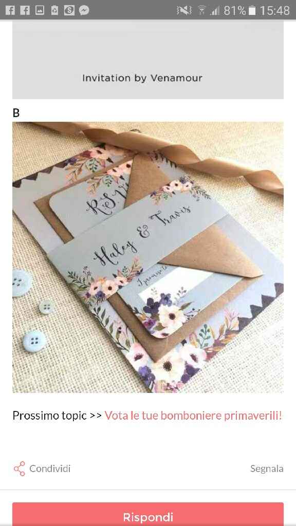 Vota le tue partecipazioni primaverili 💌 - 1