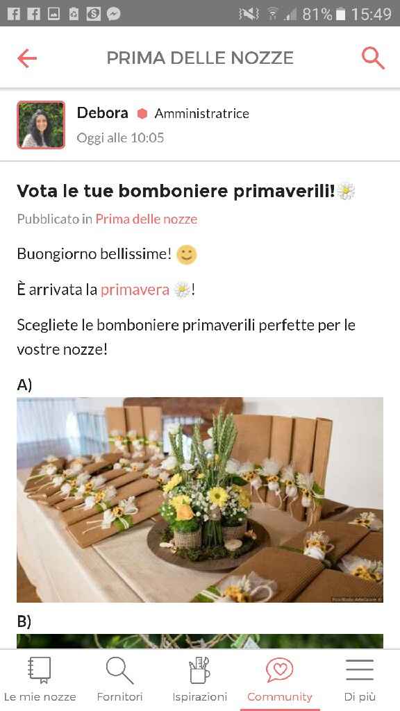 Vota le tue bomboniere primaverili!🌼 - 1