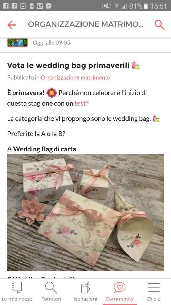 Vota le wedding bag primaverili 🛍️ - 1