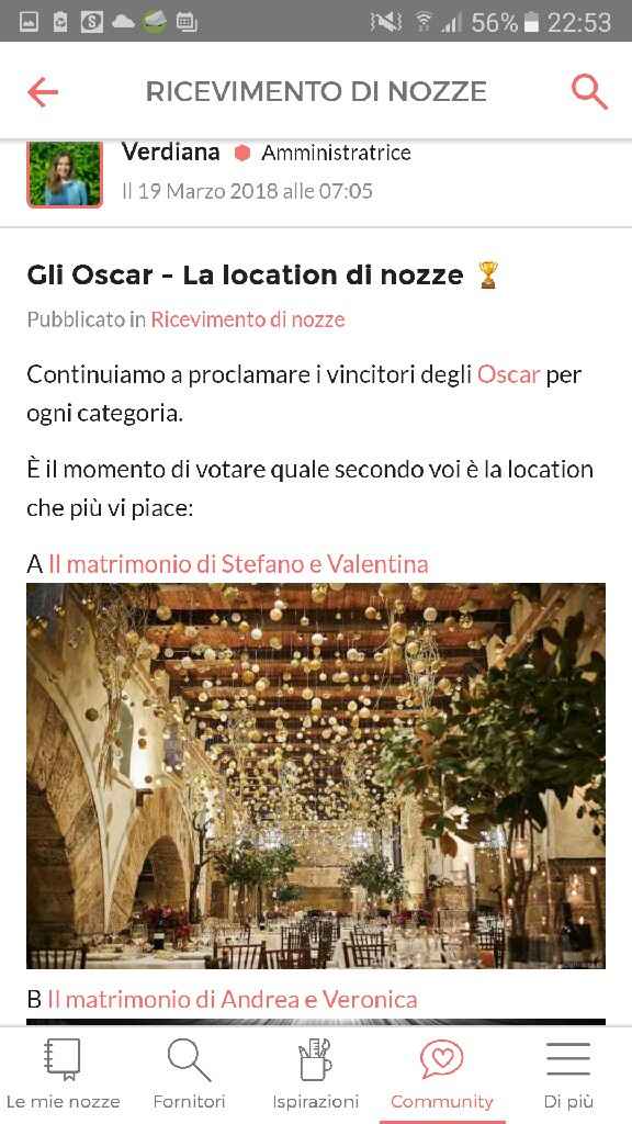 Gli Oscar - La location di nozze 🏆 - 1