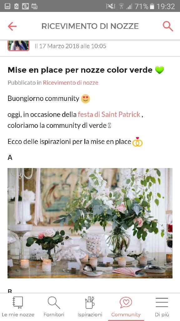 Nozze di colore verde - 1