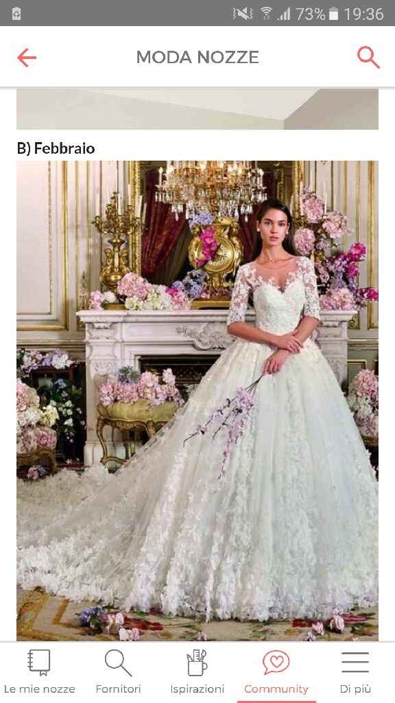 Dimmi in che mese... l'abito da sposa 👰 - 1
