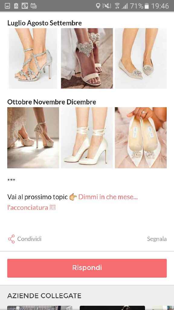 Dimmi in che mese... le scarpe 👠 - 1