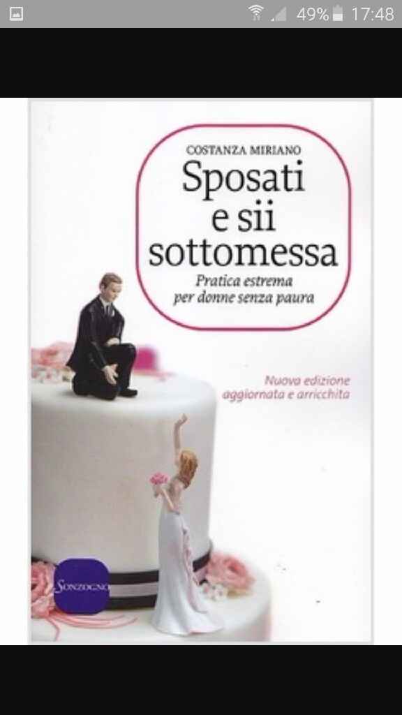 "sposati e sii sottomessa " consiglio di lettura - 1