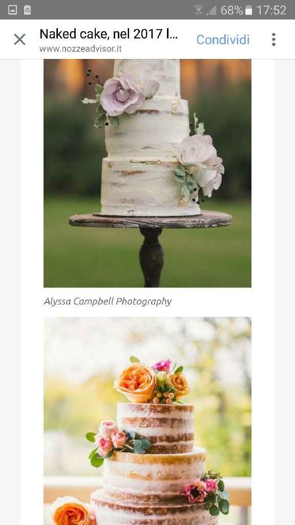 2017 naked wedding cake - 2