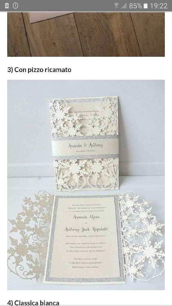 Fateci vedere le vostre partecipazioni di nozze! - 1