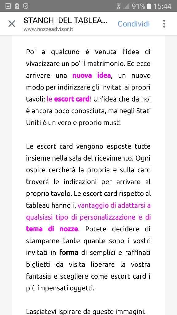 Escort card alternativo al tableau - 5