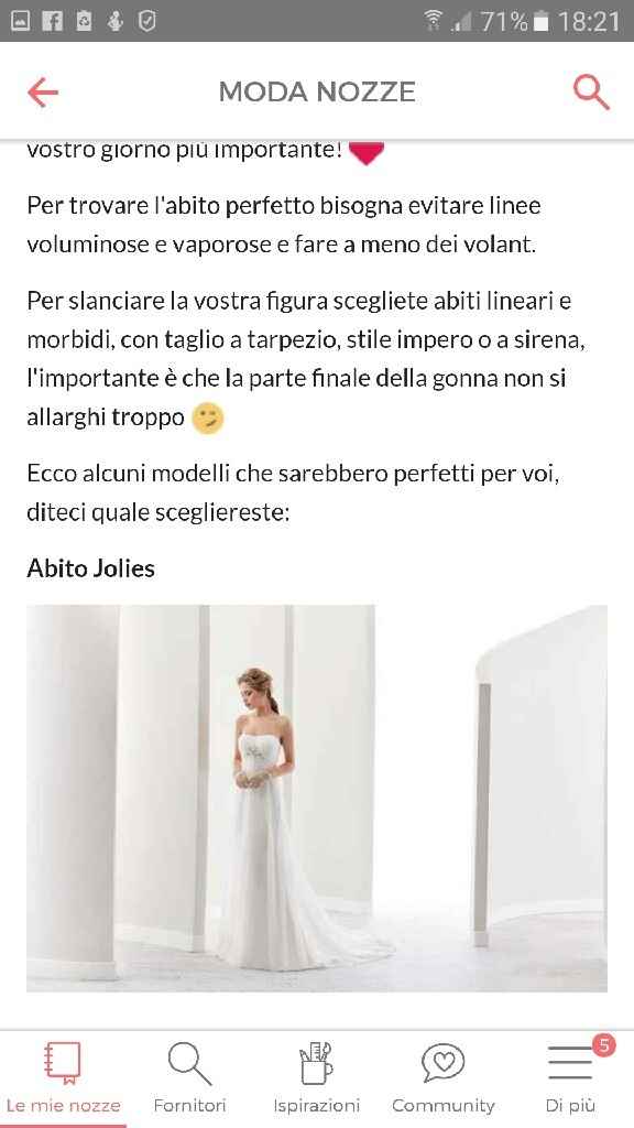 Il look da sposa più adatto alla tua figura - 1