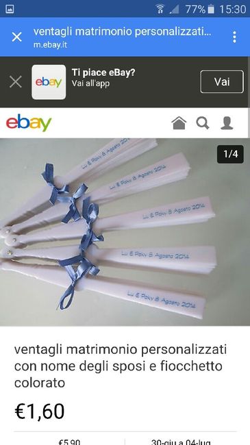 Ventagli legno ebay - 2