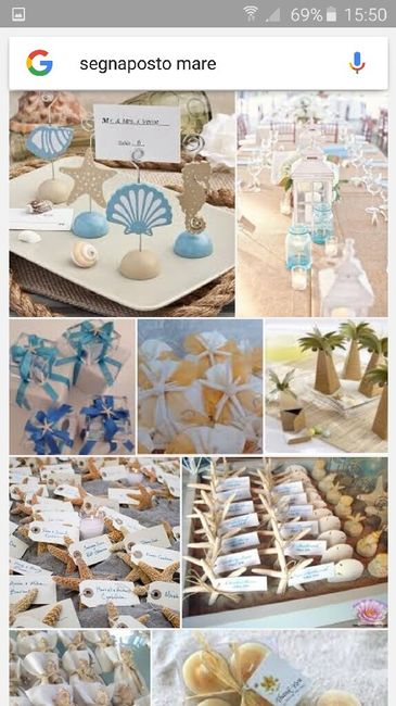 Segnaposto tema mare - 4