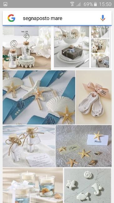 Segnaposto tema mare - 6