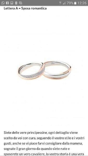 Test fedi nuziali x il tuo matrimonio- sposa romantica lettera a - 1
