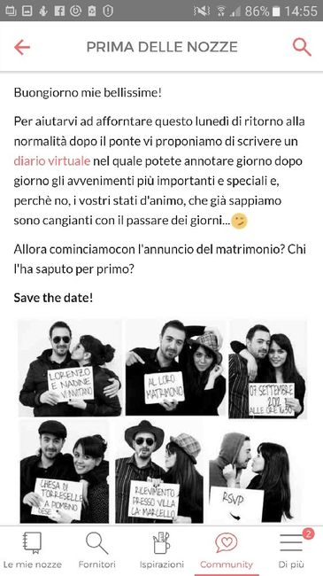 Una pagina del tuo diario di nozze! - 1
