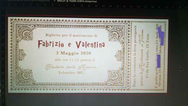 Le partecipazioni tema Harry Potter prendono forma - 1