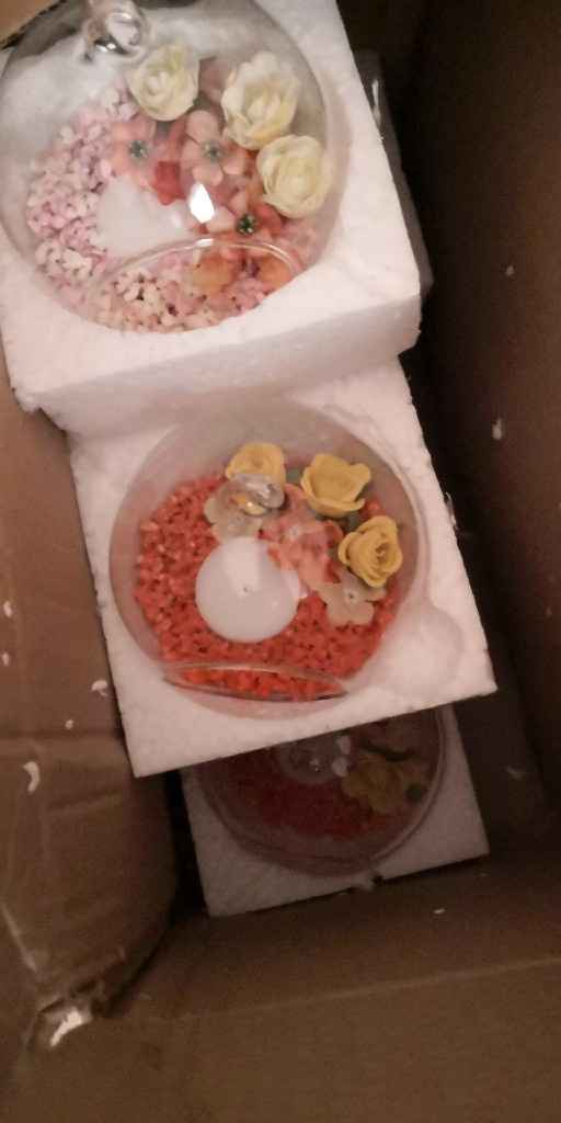 Ampolline trasparenti per candele - 1