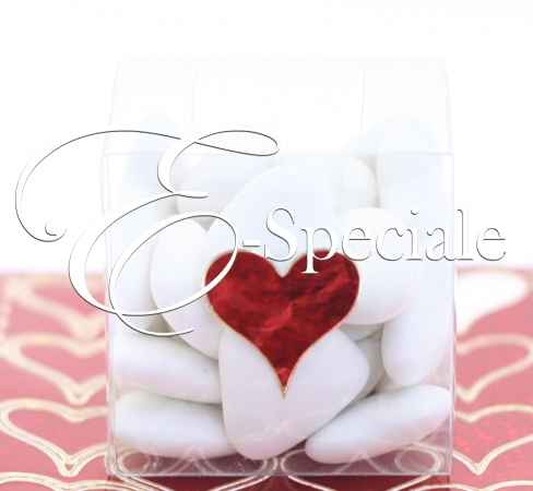 adesivo glitterato cuore