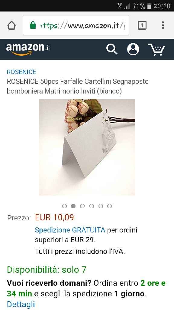 Segnaposto originale - 2