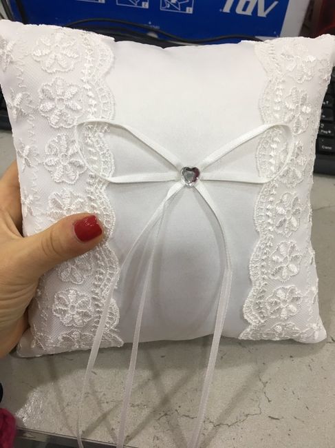 Cuscino porta fedi