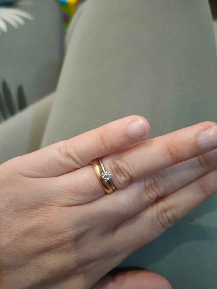 Anello di fidanzamento + fede ❤️ - 1