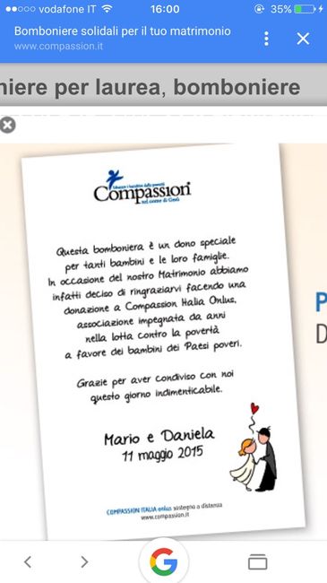 Bomboniere solidali...cosa ne pensate? - 3