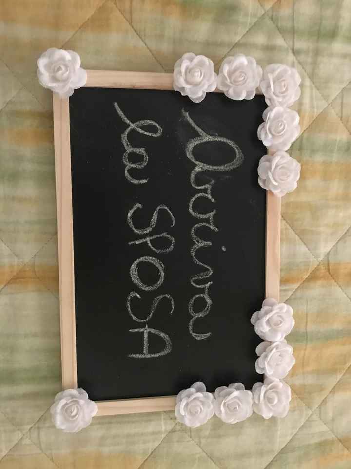 Lavagnetta ingresso sposa❤️ - 1