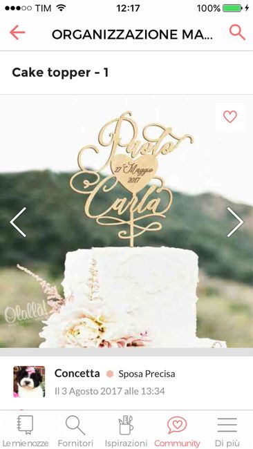 Il mio cake topper! - 1
