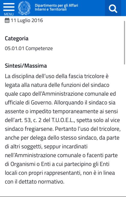 Fascia tricolore 1