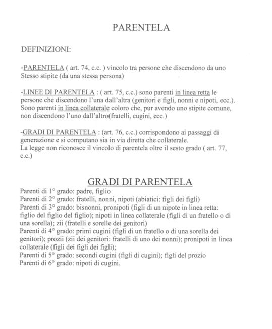 Rito civile, farsi sposare da mio cugino... 1