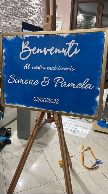 Cartello Benvenuto fai da te - 2